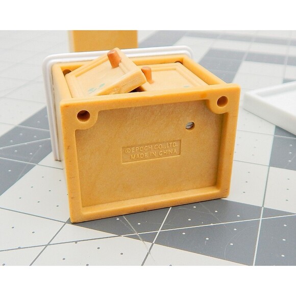 Calico Critters Sylvanian Families House Bathroom Lot Sink Tub Toilet Epoch - Picture 7 of 8